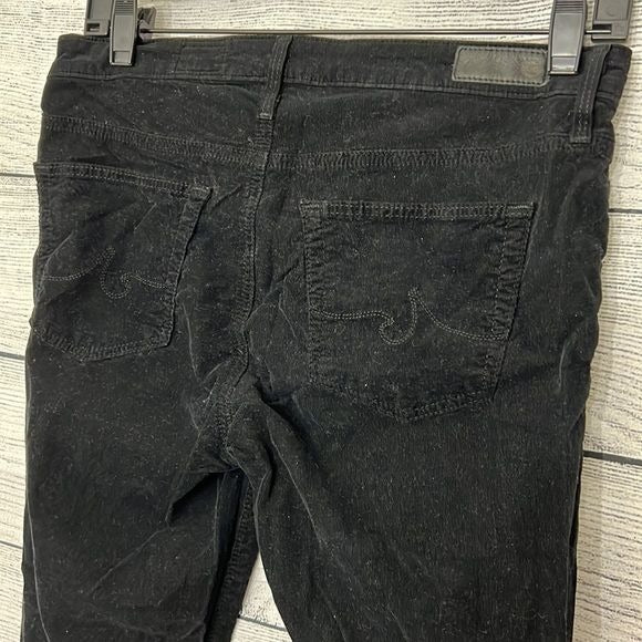 AG Corduroy Black skinny jeans