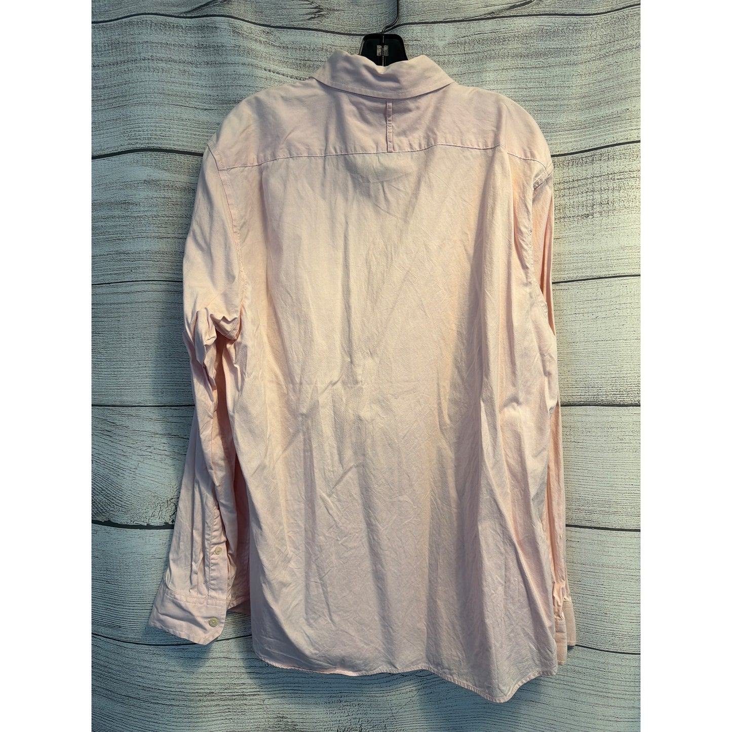 Banana Republic Mens Slim Fit Soft Pink Long Sleeve Button-Down Shirt XL