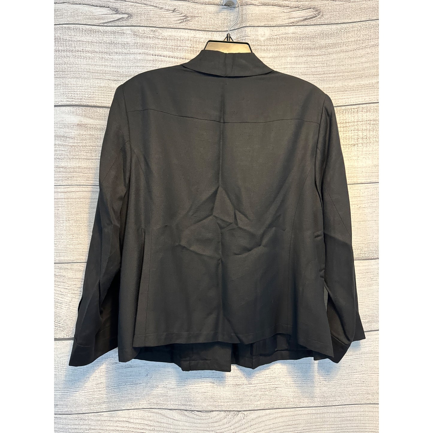 Elisabeth By Liz Claiborne Black Button-Down Blazer Size 14P