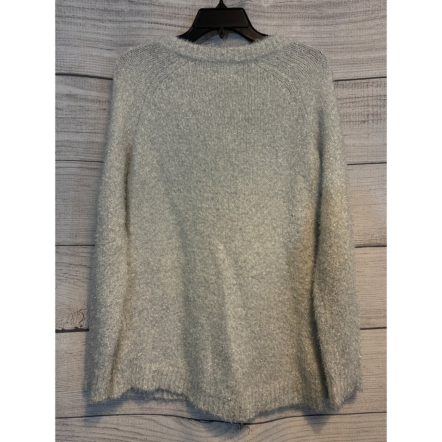 Lou & Grey Women's Sparkly Knit V-Neck Sweater S
