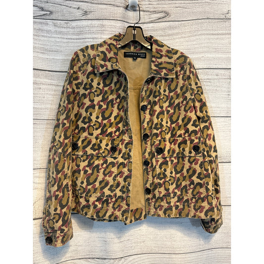 Veronica Beard Jeans Leopard Print Jacket Size S