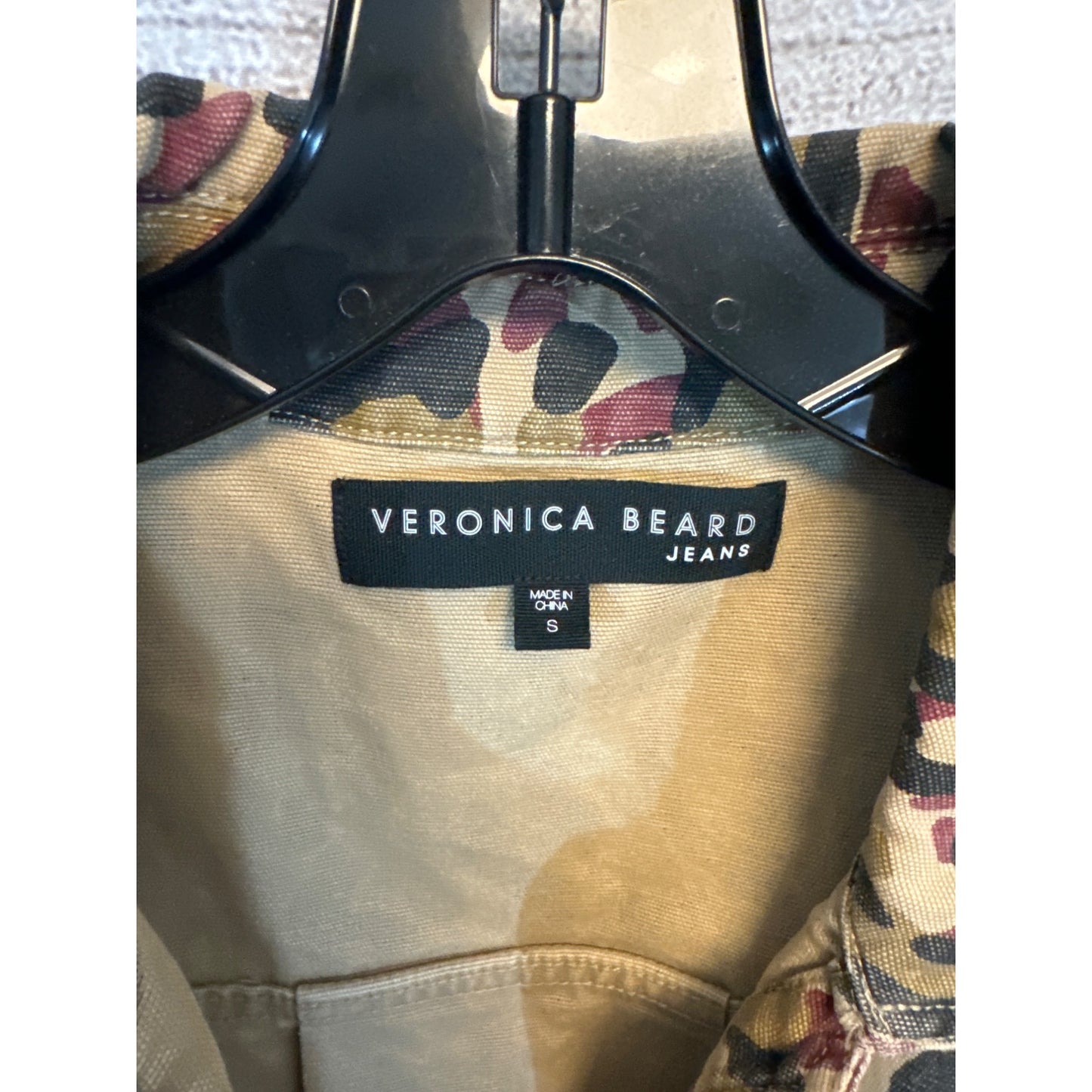 Veronica Beard Jeans Leopard Print Jacket Size S
