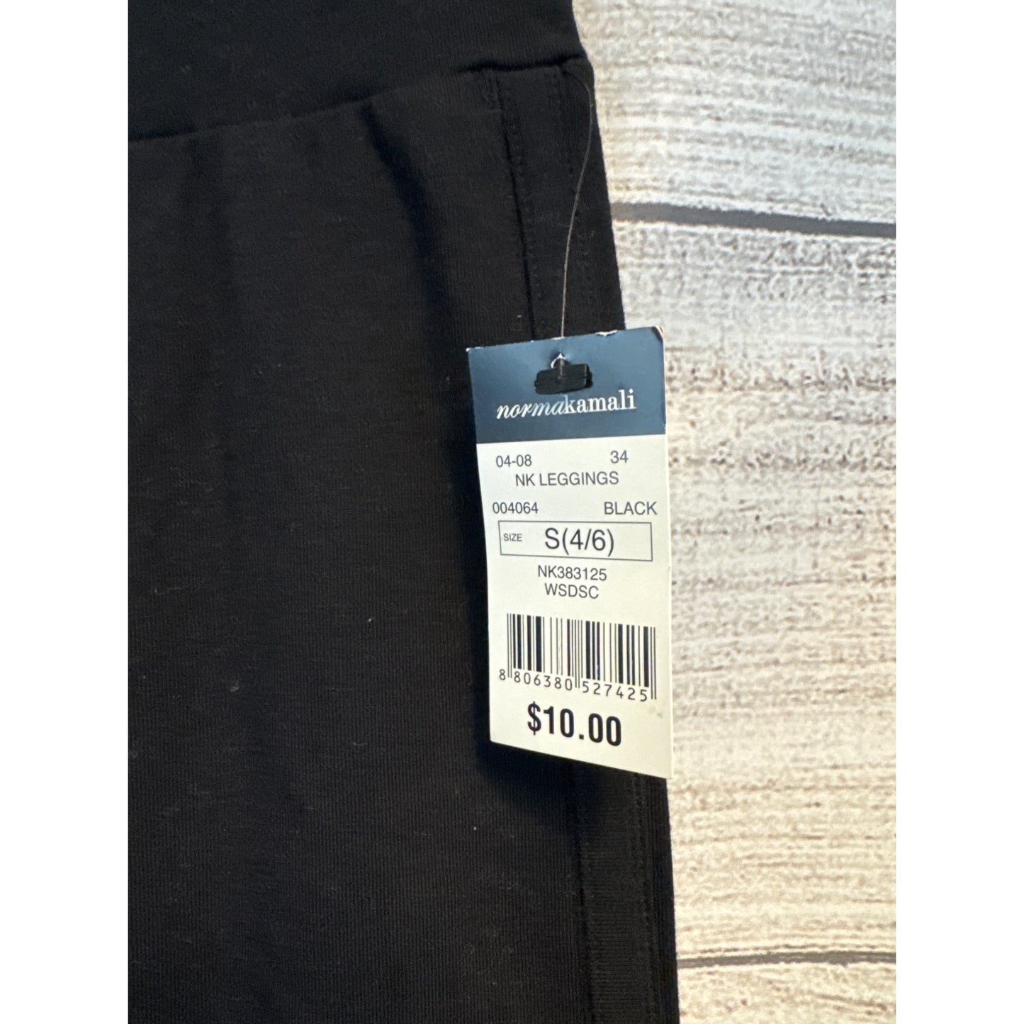 NWT Norma Kamali Black Leggings Size S