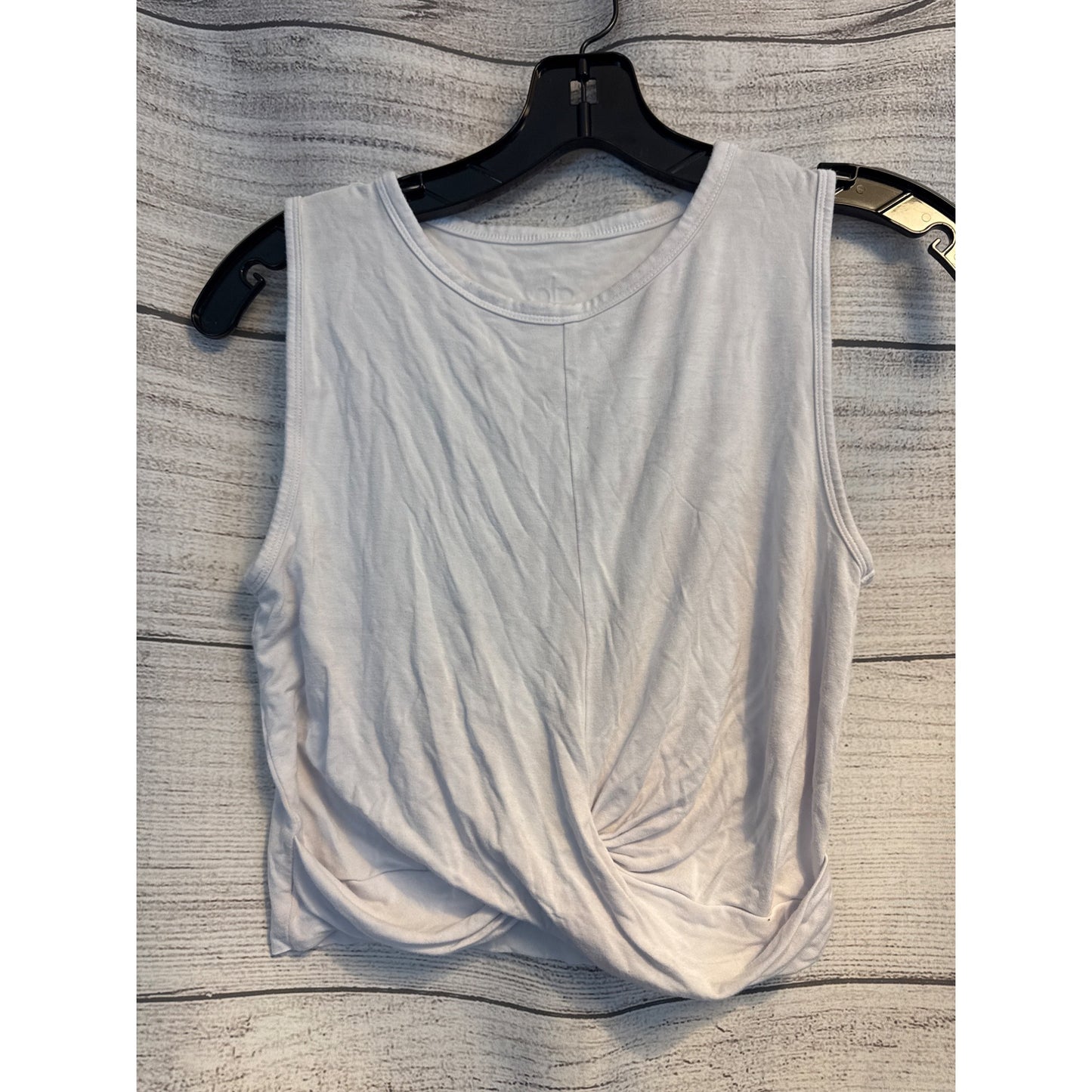 Alo Yoga Cover draped jersey crop top