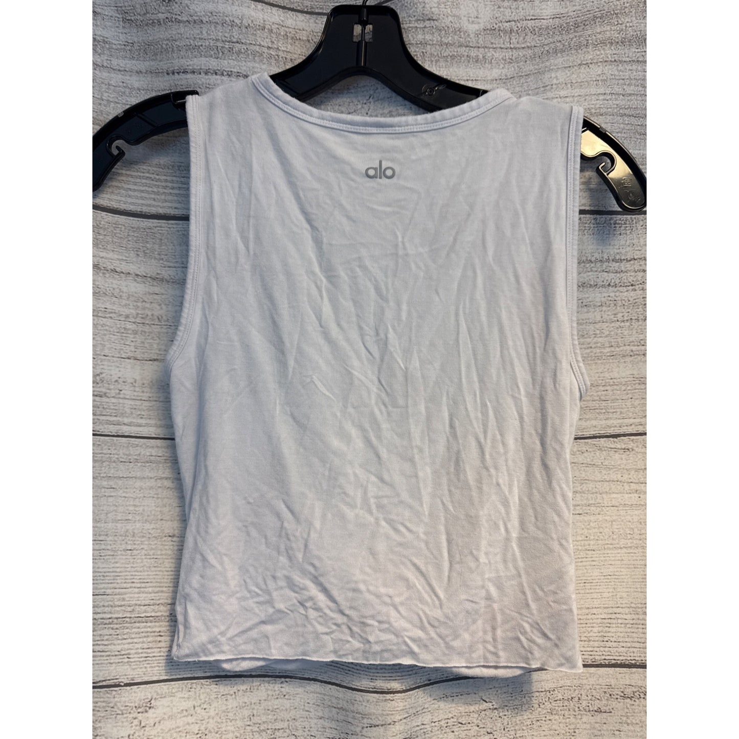Alo Yoga Cover draped jersey crop top