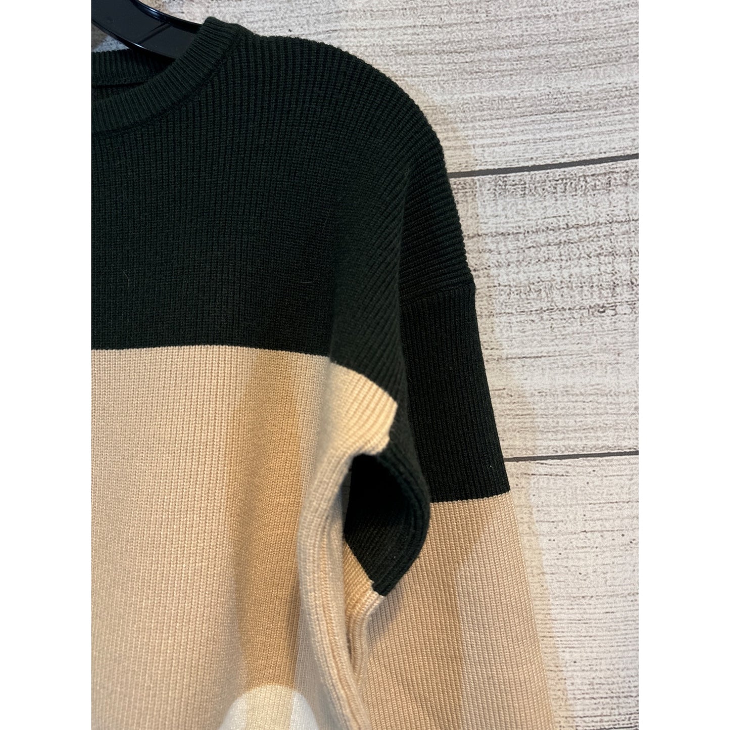 Shein Color Block Drop Shoulder Sweater Size 4/S
