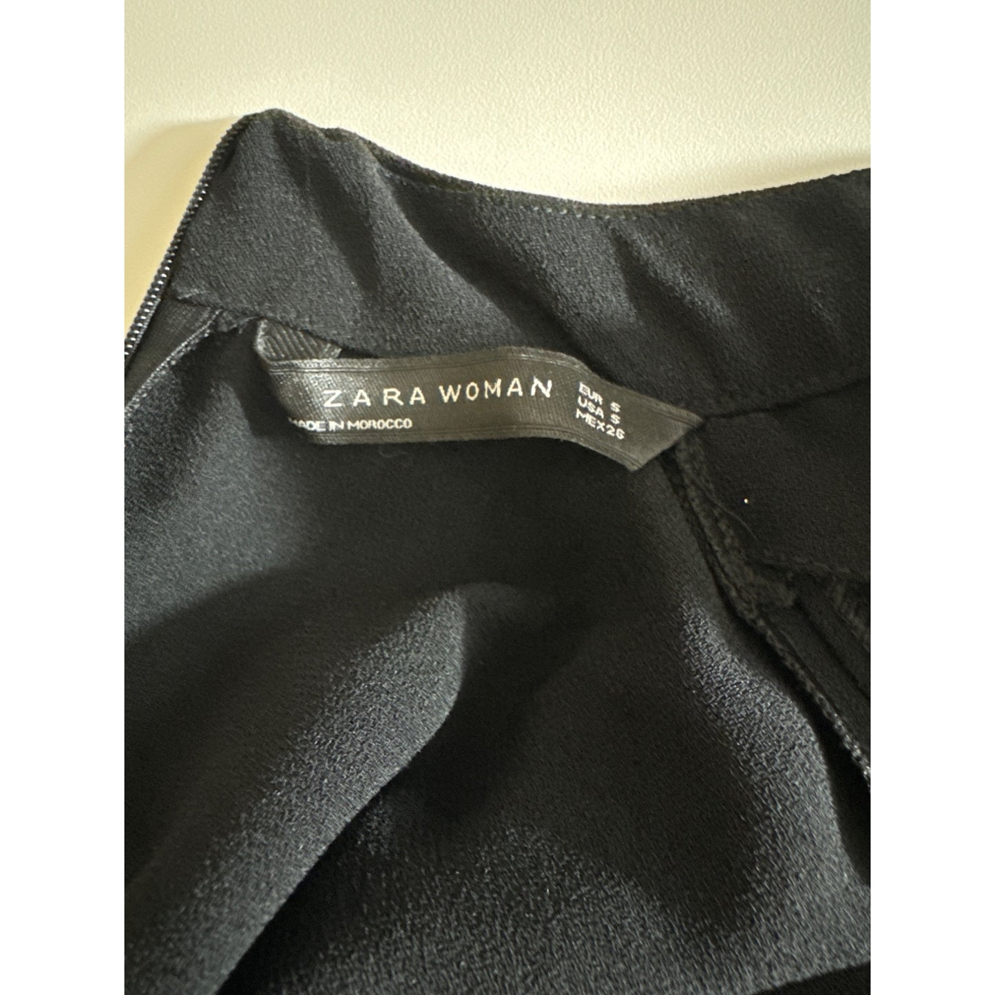 Zara Little Black Keyhole Dress Size S