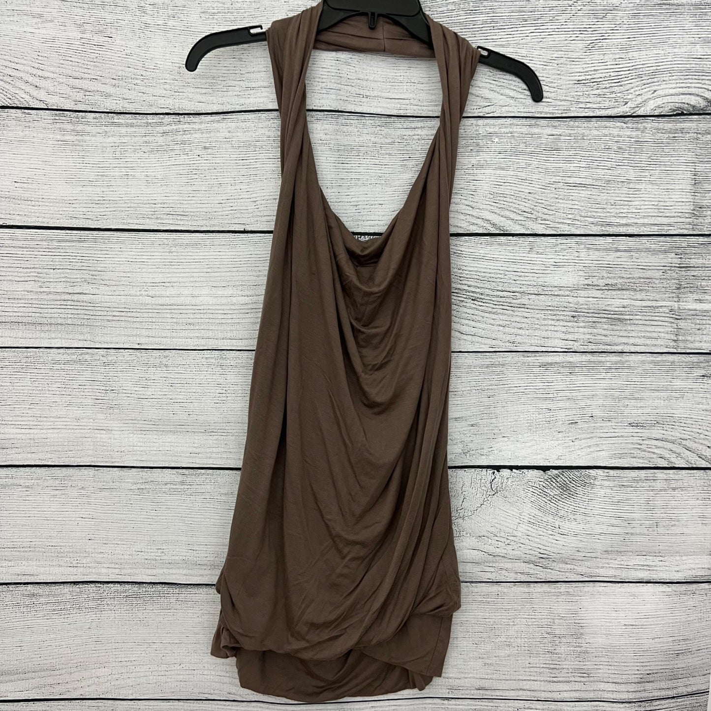 Bordeaux Los Angeles Halter Draped Neck Tank Top Size L