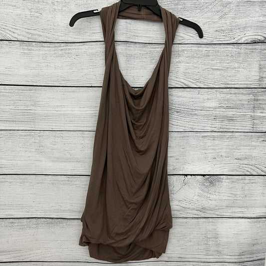 Bordeaux Los Angeles Halter Draped Neck Tank Top Size L