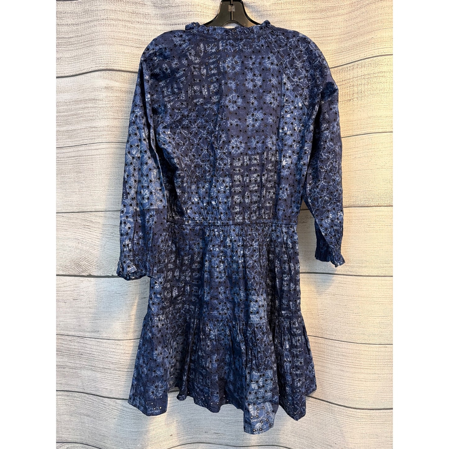 NWT Lauren Ralph Lauren Navy Blue Eyelet Dress Size 8
