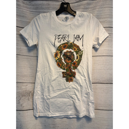 NWOT Pearl Jam Feminine Floral Sign T-Shirt Size M