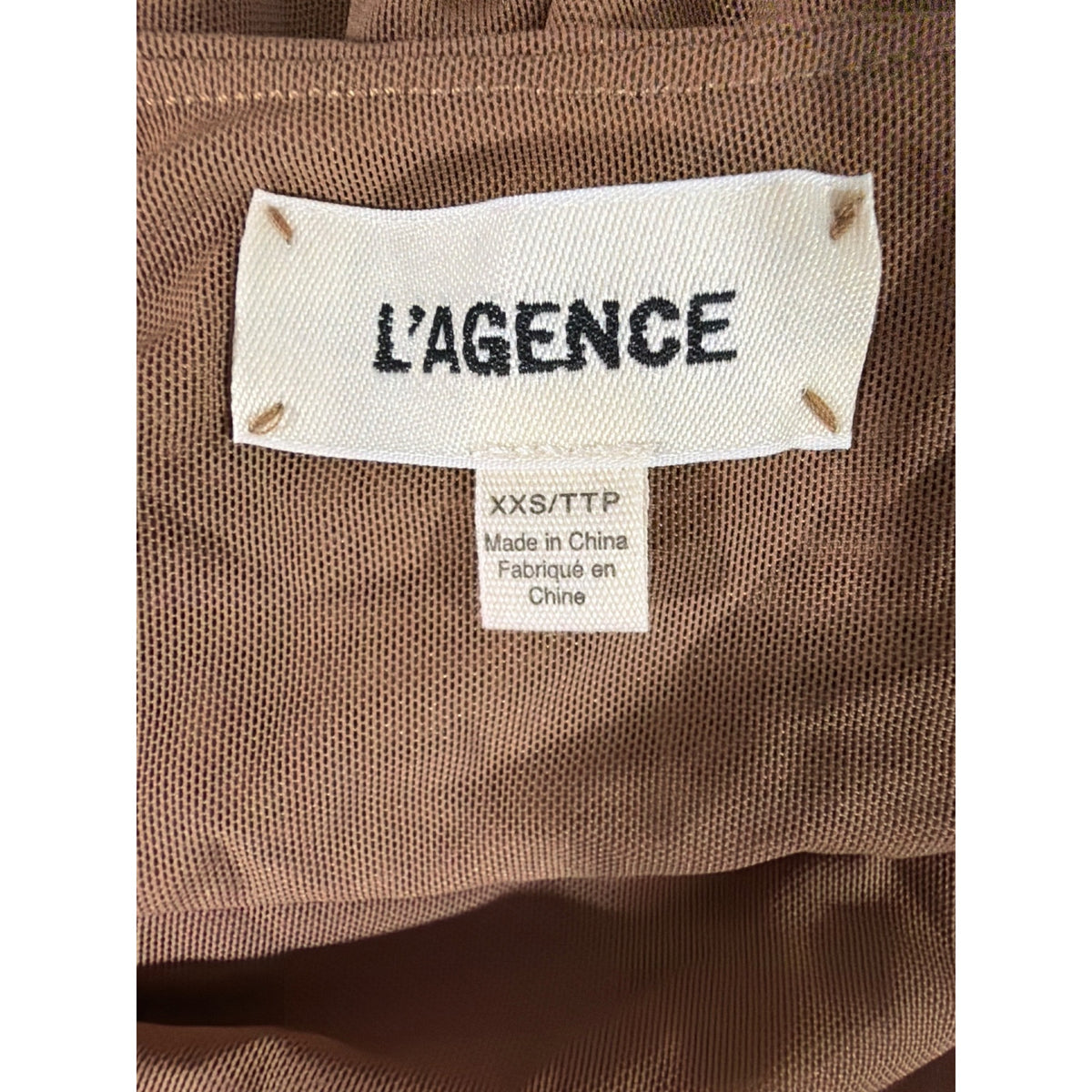 L'Agence Kalea Scoop Neck Tank Bodysuit Size XXS