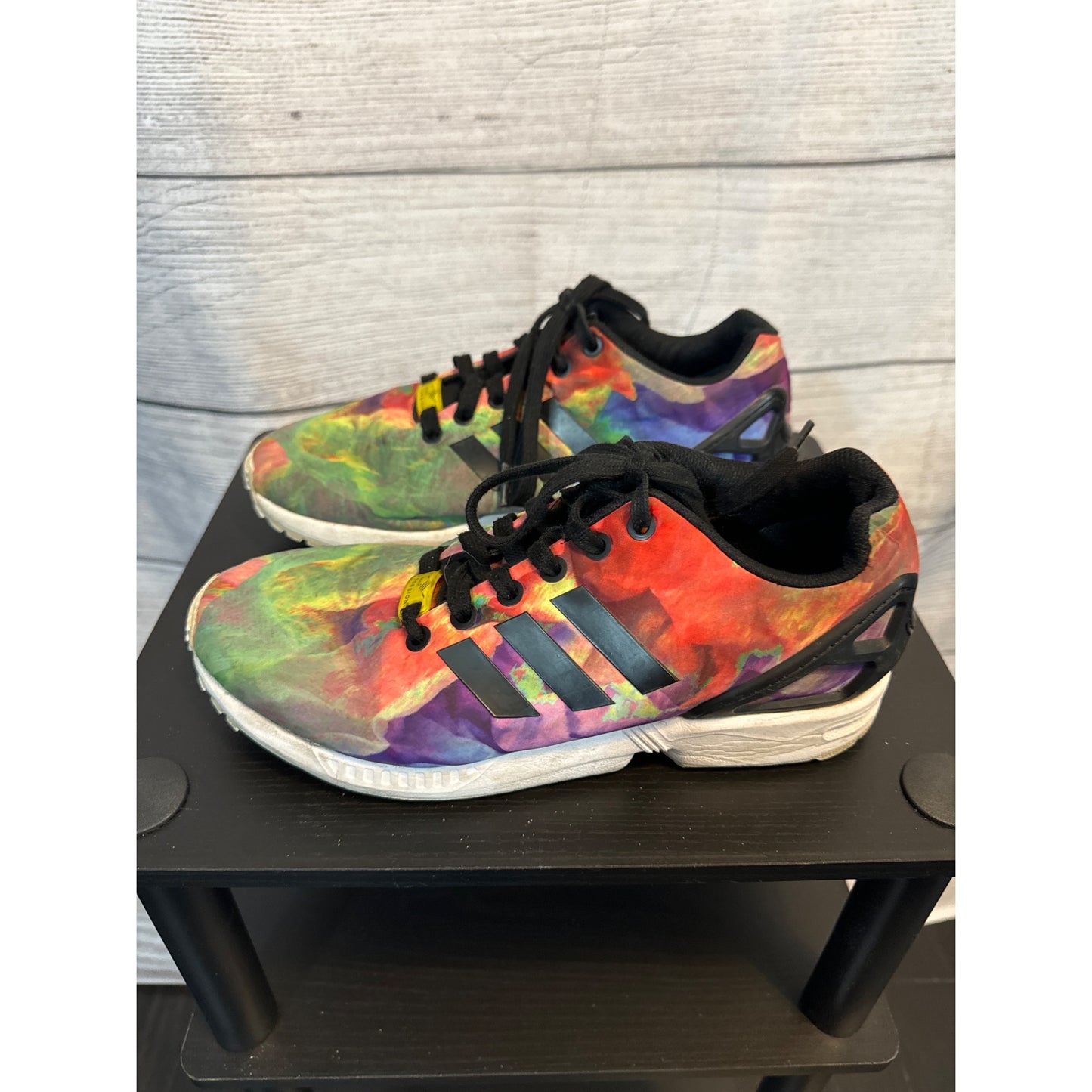 Adidas ZX Flux Torsion Sneakers Colorful Tie-Dye Size 7.5