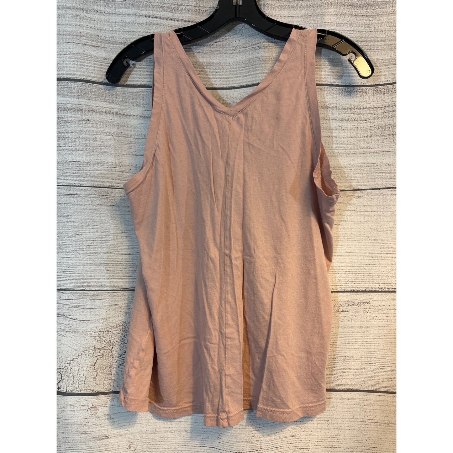 Caslon V-Neck Blush Pink Flowy Tank Top Size L
