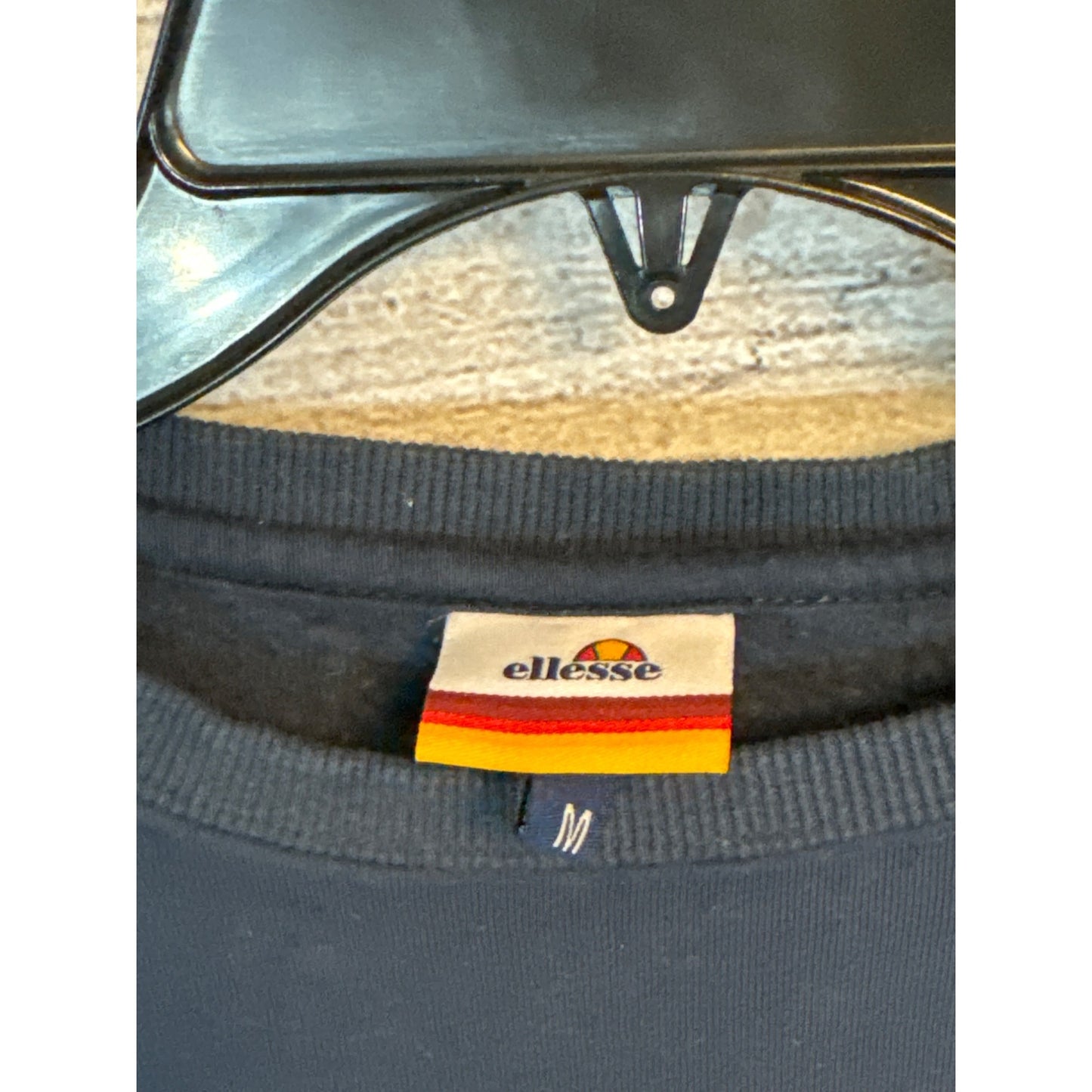 Ellesse Mens Navy Blue Crewneck Sweatshirt M
