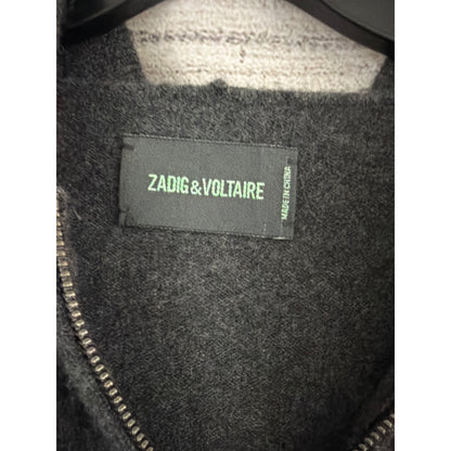 Zadig & Voltaire Cashmere Cassy Patch Hoodie Size S