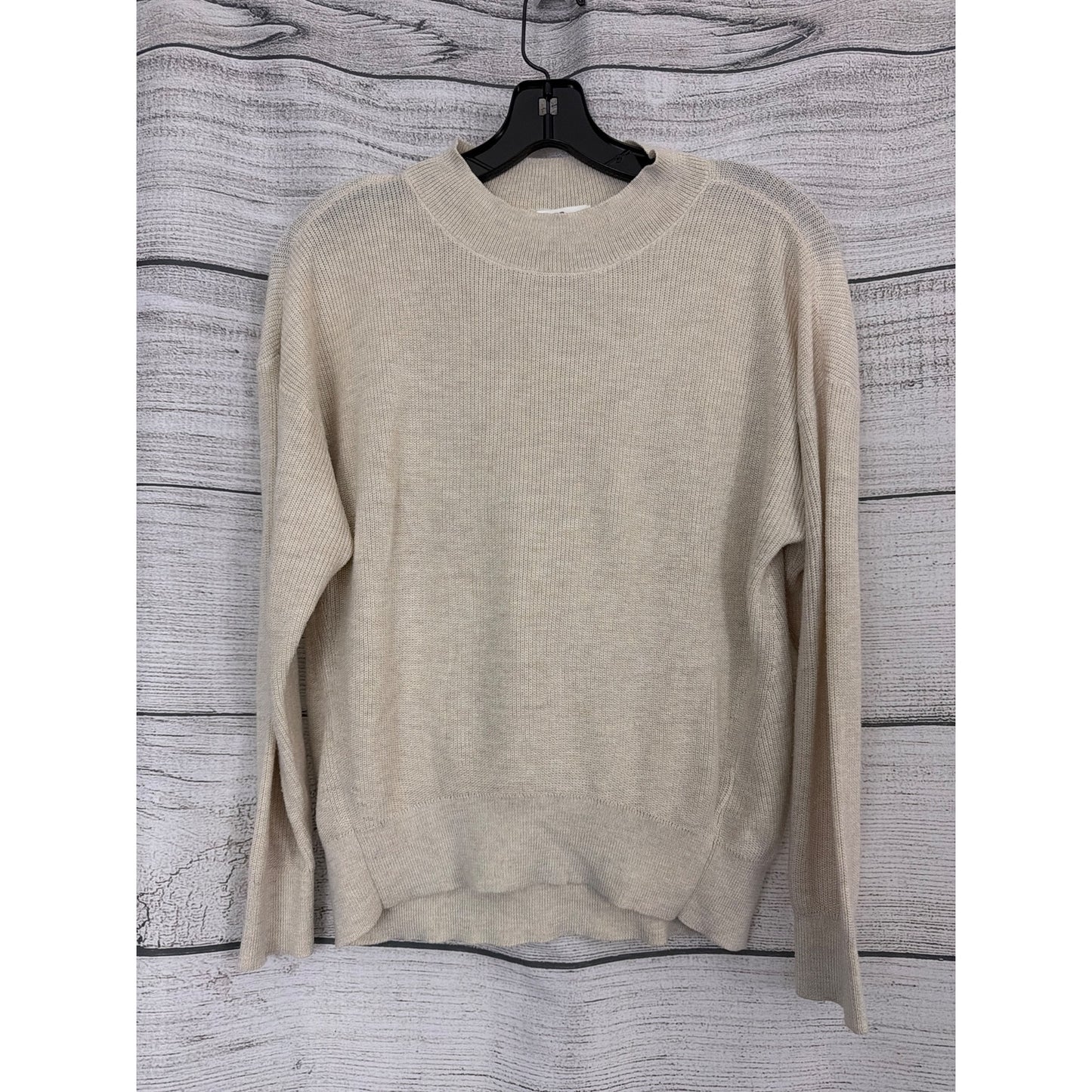 BP Beige Ribbed Knit Sweater XS