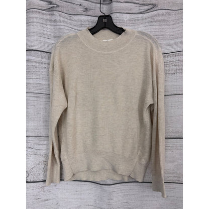 BP Beige Ribbed Knit Sweater XS