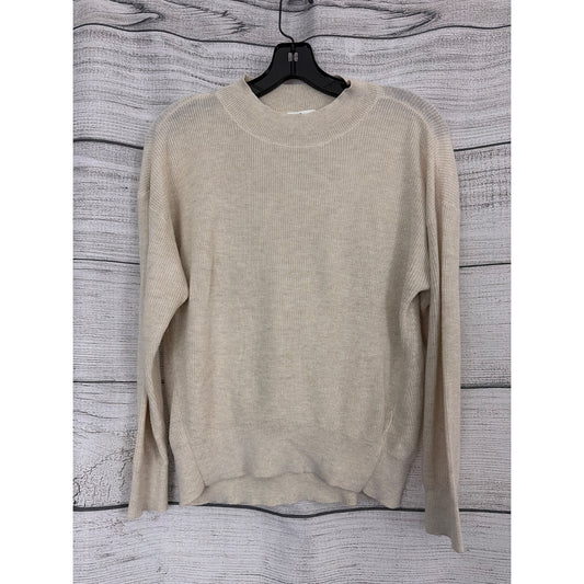 BP Beige Ribbed Knit Sweater XS