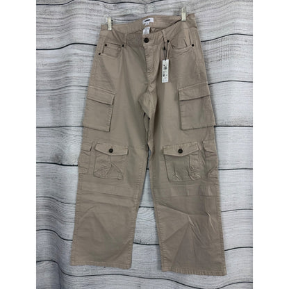 NWT Garage Jean Evase Low Rise Wide Leg Cargo Pants Size 9
