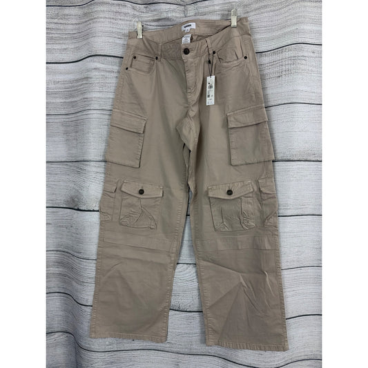 NWT Garage Jean Evase Low Rise Wide Leg Cargo Pants Size 9