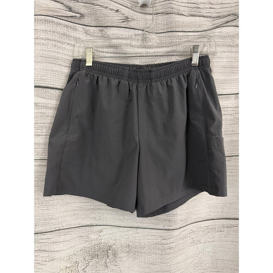 Champion Gray Elastic Waist Athletic Shorts Size S