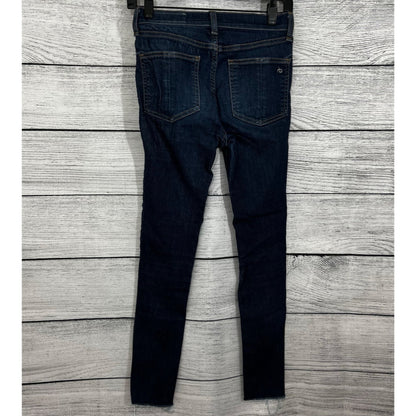 Rag & Bone 10 inch ankle Skinny Dark Wash Jeans Size 24