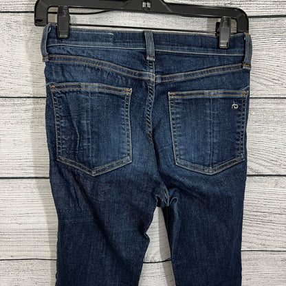 Rag & Bone 10 inch ankle Skinny Dark Wash Jeans Size 24