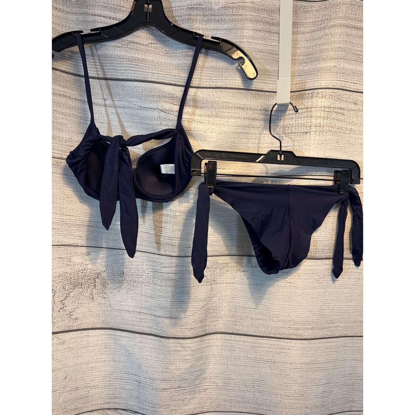 La Perla  Navy Bikini Set With Glitter Detail Size XS
