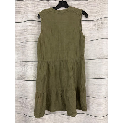 Michael Stars Olive Green Daisy Gauze Dress Size L