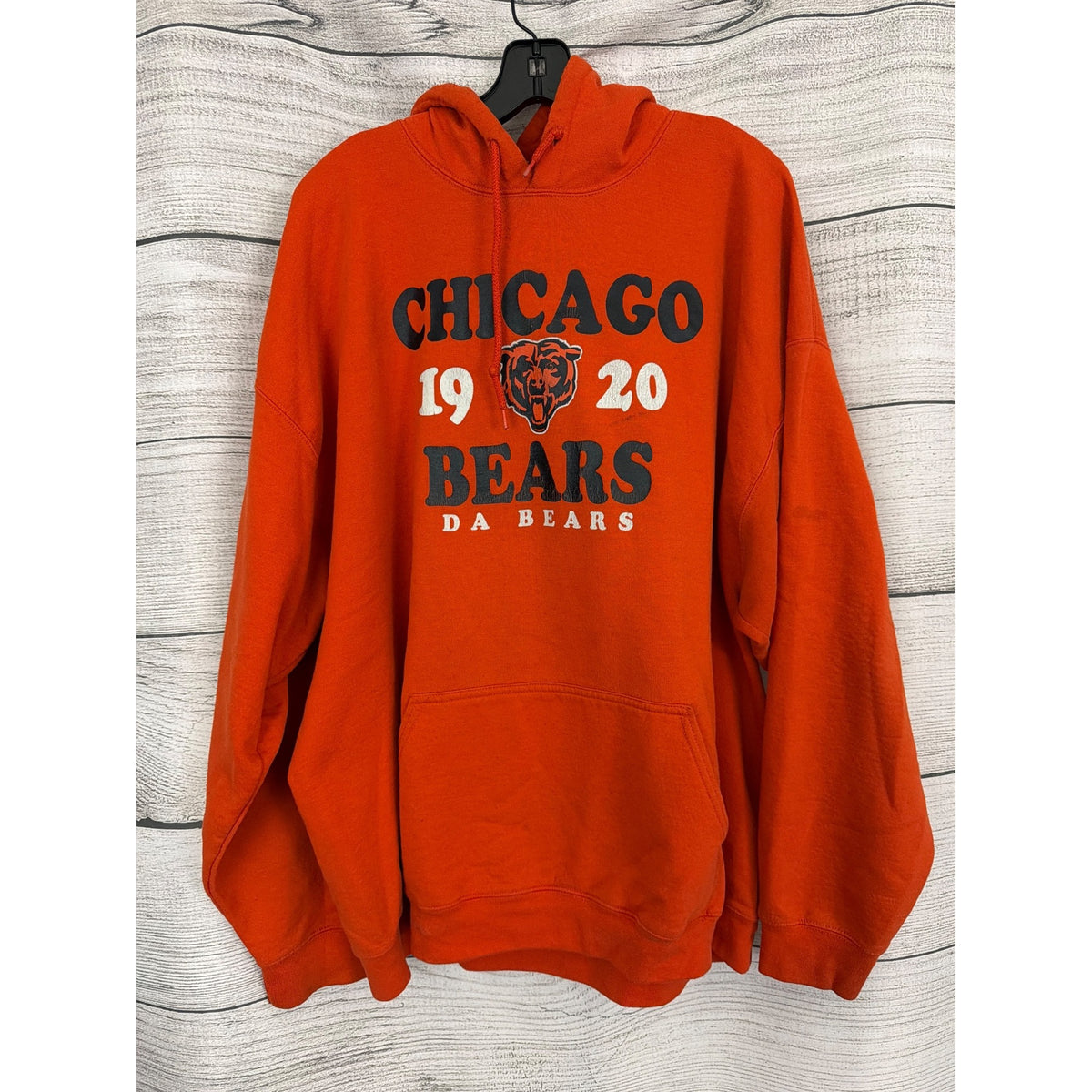 Mens Vintage Chicago Bears 1920 NFL Team Apparel Hoodie Size XXL