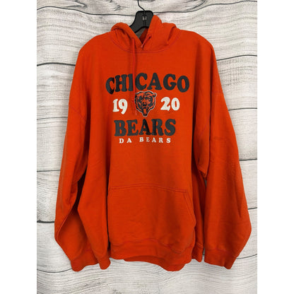 Mens Vintage Chicago Bears 1920 NFL Team Apparel Hoodie Size XXL