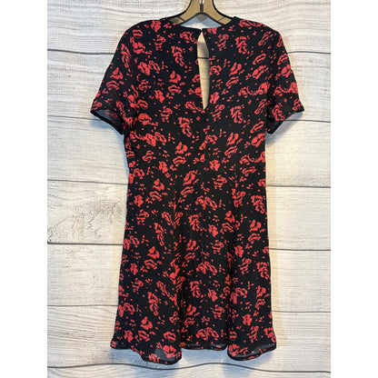Allsaints Luca Eira Floral Print Dress Size 8