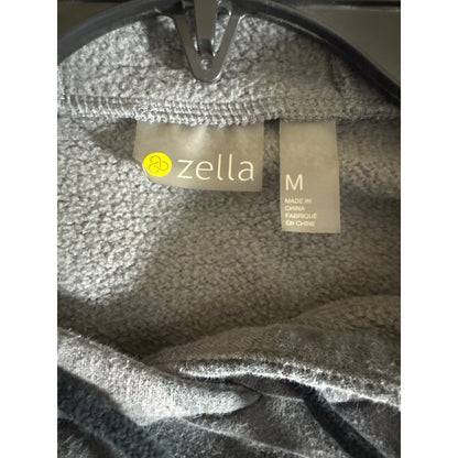 Zella Gray Camo Hooded Sweatshirt With Kangaroo Pocket Size M