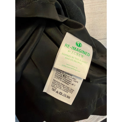 J.Crew Black Linen Blend Sleeveless Sheath Dress 00P