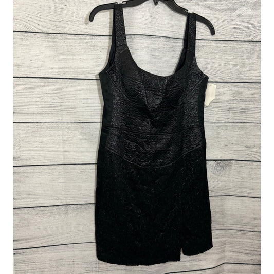 NWT Nanette Lepore Textured Black Dress Size 6