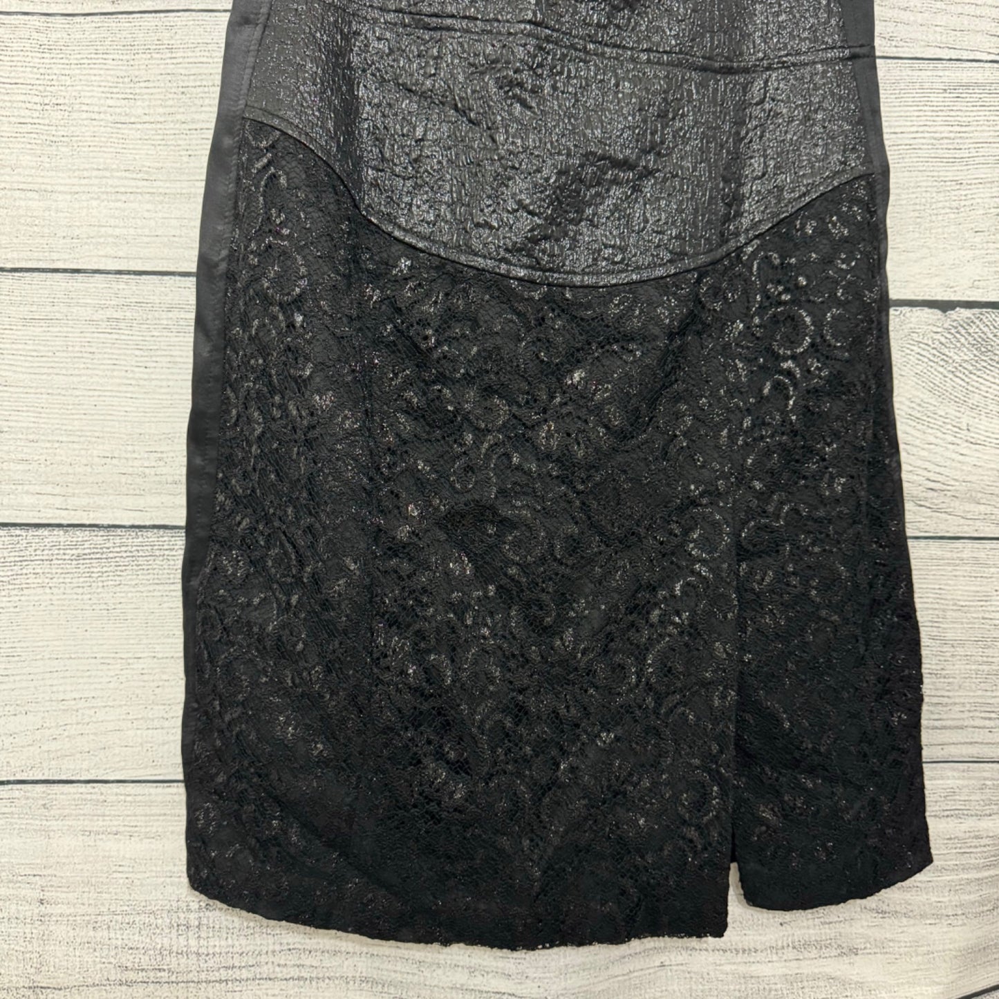NWT Nanette Lepore Textured Black Dress Size 6