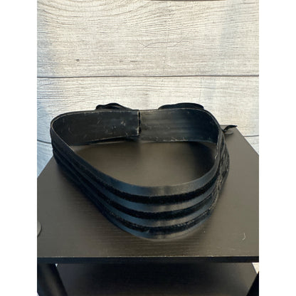 Suzi Roher Black Bow Tie Waist Belt Size S