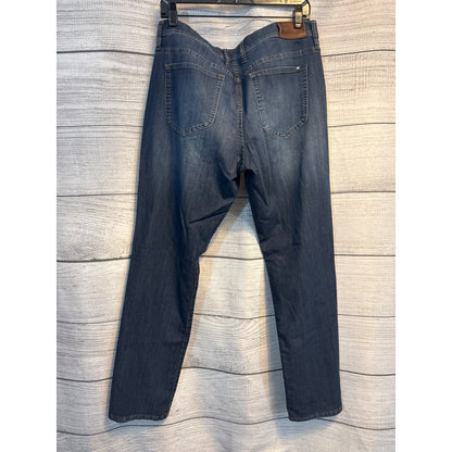 Travis Mathew Mens Straight-Leg Blue Denim Jeans Size 35