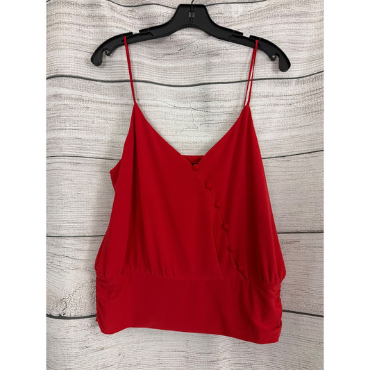 White House Black Market MJ Button Surplice Cami Top Size M