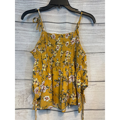 Aeropostale Floral Off-Shoulder Flowy Sleeve Top Size S
