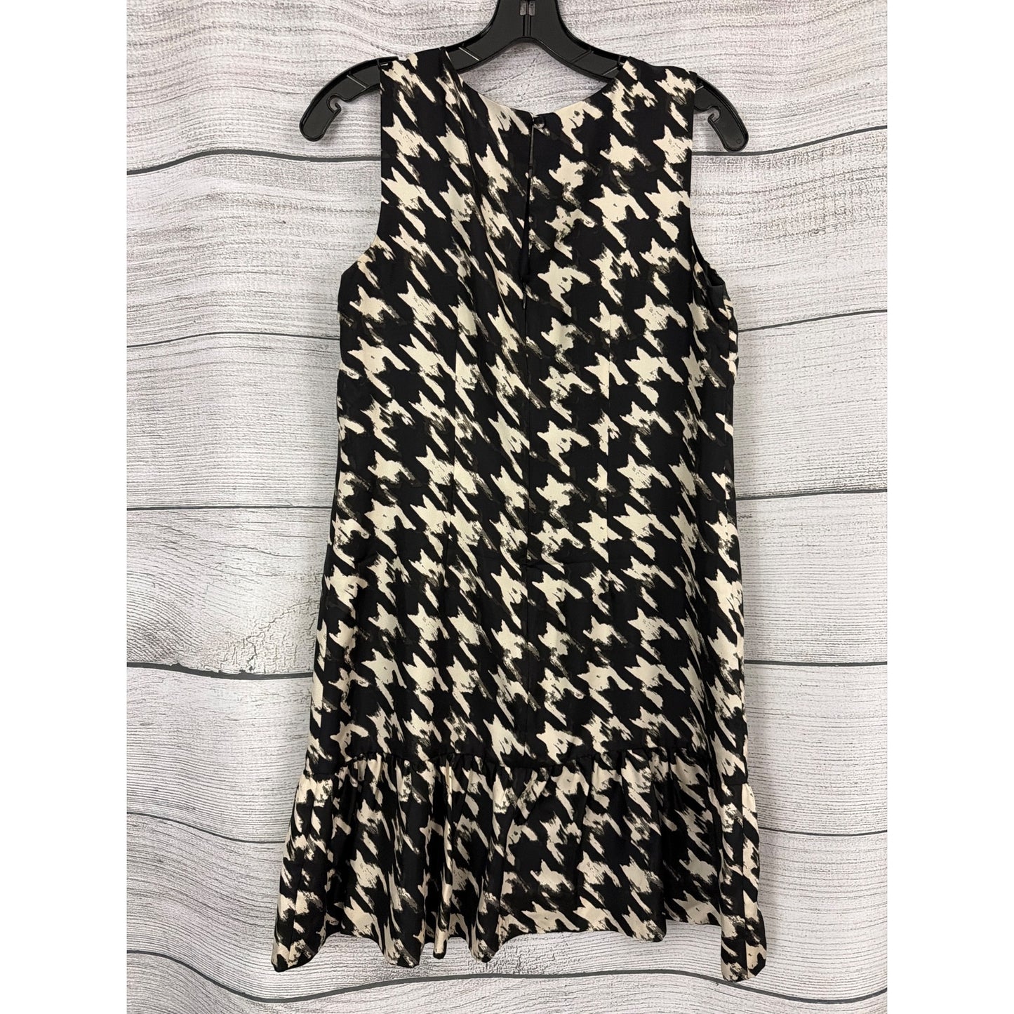 J.Crew Flounce Silk Dress in Wolfstooth Size 4