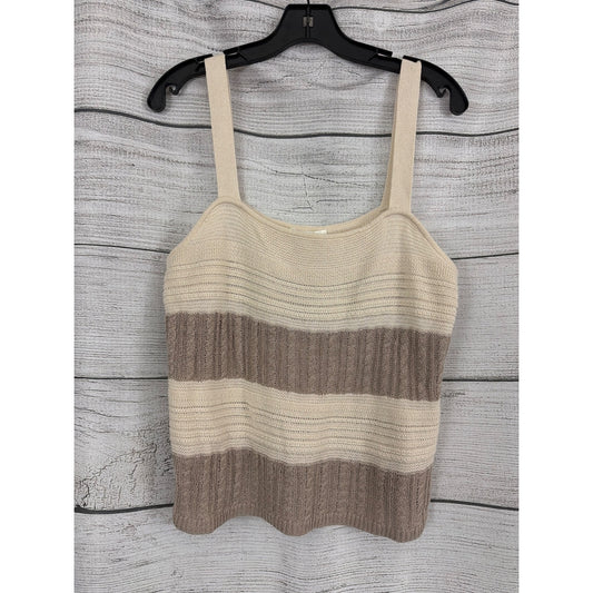 Splendid Nicola Mixed Stitch Sweater Camisole Size L