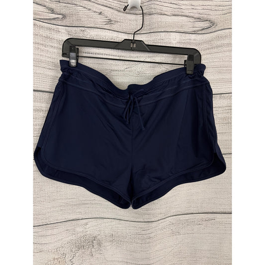 Athleta Navy Blue Running Shorts Size L