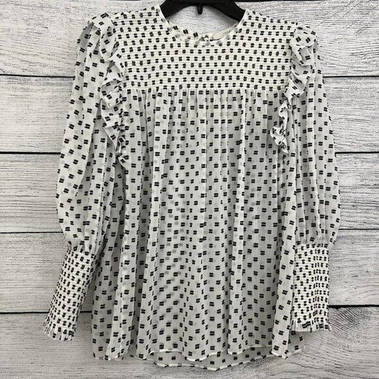 Joie Black And White Blouse