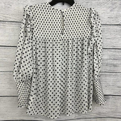 Joie Black And White Blouse