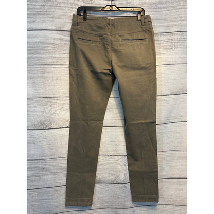 NWT Zara Denim Couture Grey/Green Jeans 42 US 32