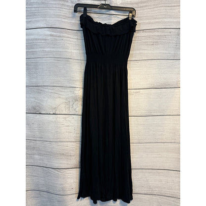 Forever 21 Strapless Maxi Dress W/ Wooden Bead strings Size M