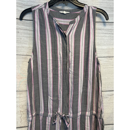 Splendid Loggia Striped Jumpsuit Size Medium