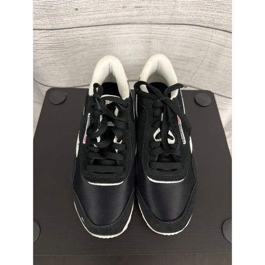Reebok Classic Nylon Shoes Black & White Size 7.5